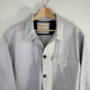 Light Gray Buttoned Workshirt from Uskees (Manchester, UK) - XL - 100% Cotton